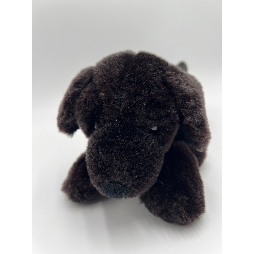 Harley-Davidson Black Labrador Dog Plush Stuffed Animal Collectible Logo Tag